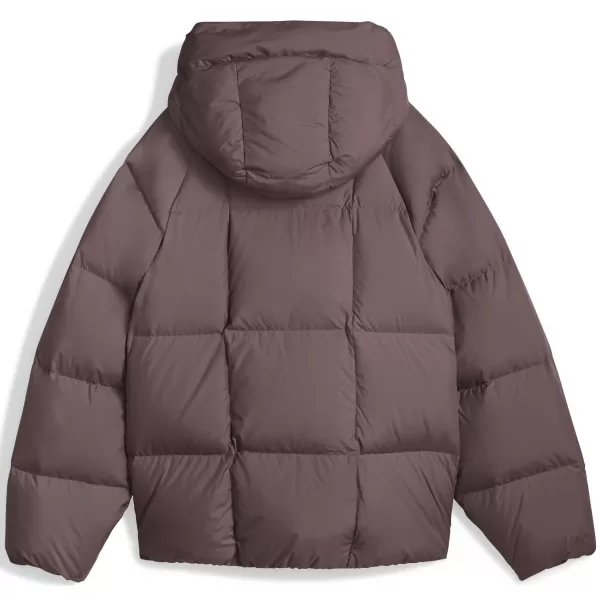  Dámská bunda PUMA HOODED DOWN PUFFER JACKET 68839288 RAISIN 