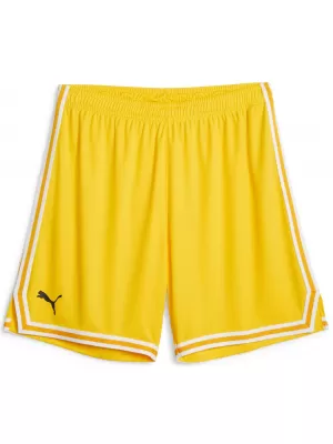 Pánské kraťasy PUMA HOOPS TEAM GAME SHORT 67662905 CYBER YELLOW