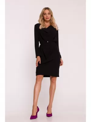 Dámské šaty STYLOVE S428 BLACK
