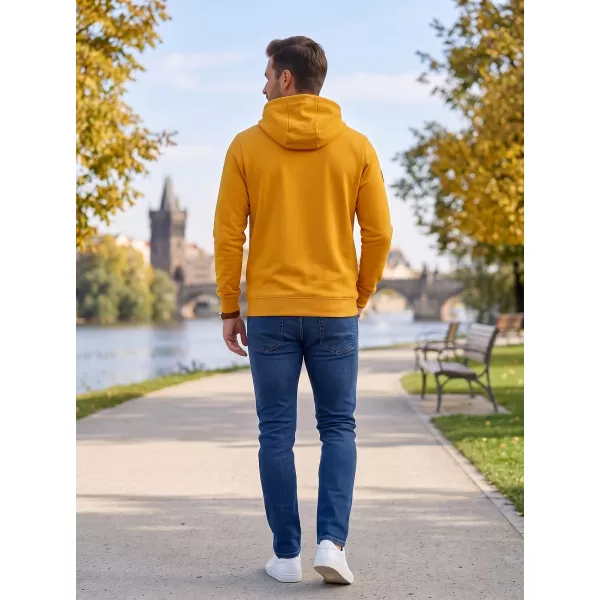  Pánská mikina ALTISPORT GORO HOŘČICOVÁ 