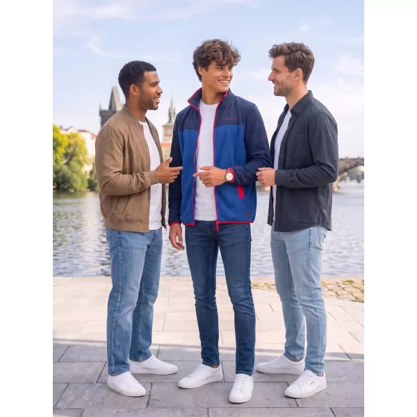  Pánská fleece mikina ALTISPORT GAMEL MODRÁ 