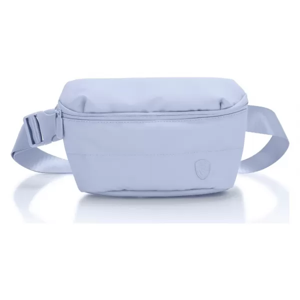  Ledvinka HEYS PUFFER MINI WAIST BAG LIGHT BLUE 