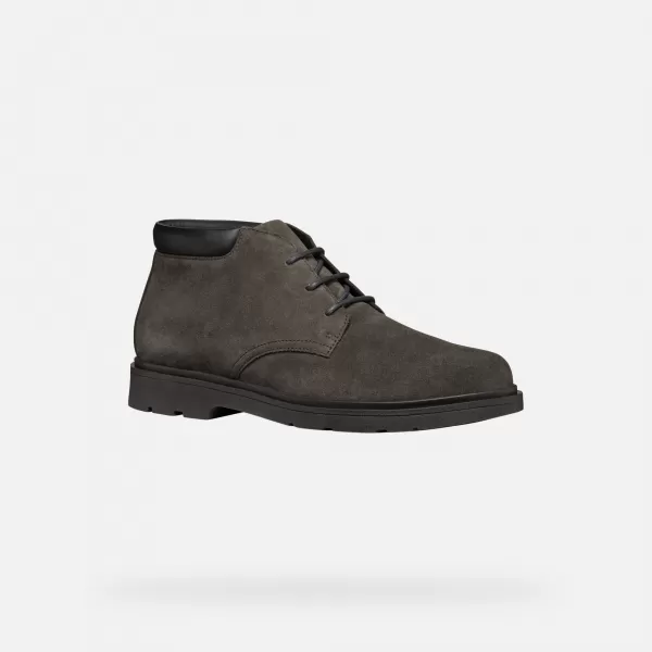  Pánské boty GEOX SPHERICA EC1 G006529 TMAVĚ ŠEDÁ 