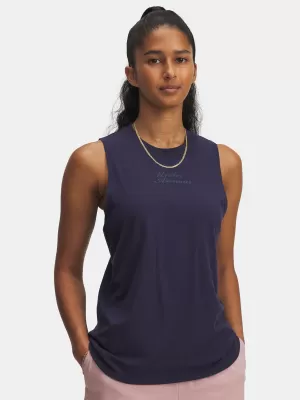 Dámské tílko UNDER ARMOUR UA VARSITY TANK 6005631-410 MODRÁ