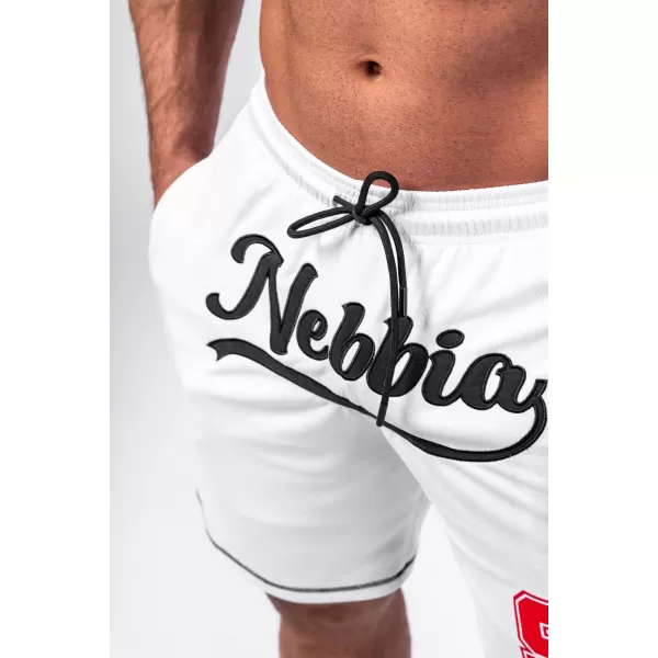  NEBBIA Pánské kraťasy FIRST PICK 379 White 