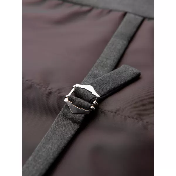  Pánská vesta OMBRE OM-BLZV-0142 GRAPHITE 