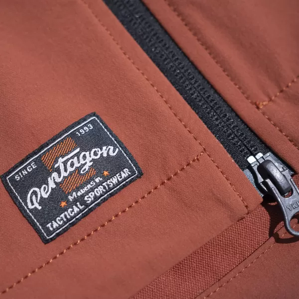  Bunda PENTAGON ELITE LIGHT SOFTSHELL JACKET K08044 BROWN GREY/MIX 