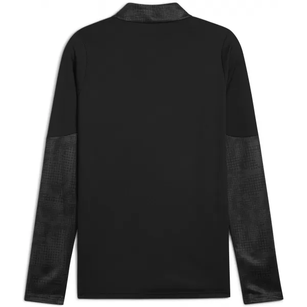  Pánská mikina PUMA TEAMCUP TRAINING 1/4 ZIP TOP 659164_03 PUMA BLACK/PUMA SILVER 