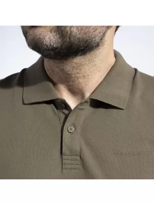 Pánské triko s límečkem PENTAGON MOTH PIQUET POLO SHIRT K09047 WHITE