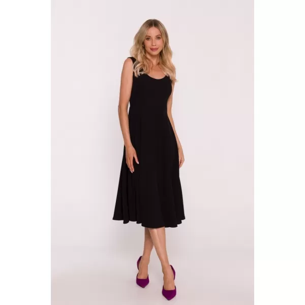  Dámské šaty STYLOVE S424 BLACK 