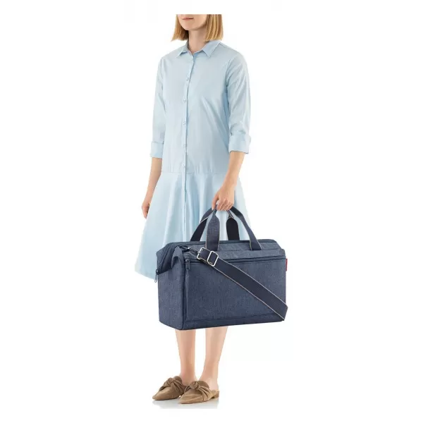  Taška REISENTHEL ALLROUNDER S POCKET HERRINGBONE DARK BLUE 