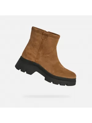 Dámské boty GEOX PLUETTE G009562 SVĚTLE HNĚDÁ