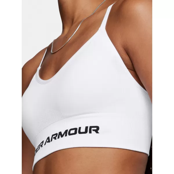  Dámská podprsenka UNDER ARMOUR VANISH SEAMLESS LOW BRA 1384417-100 BÍLÁ 