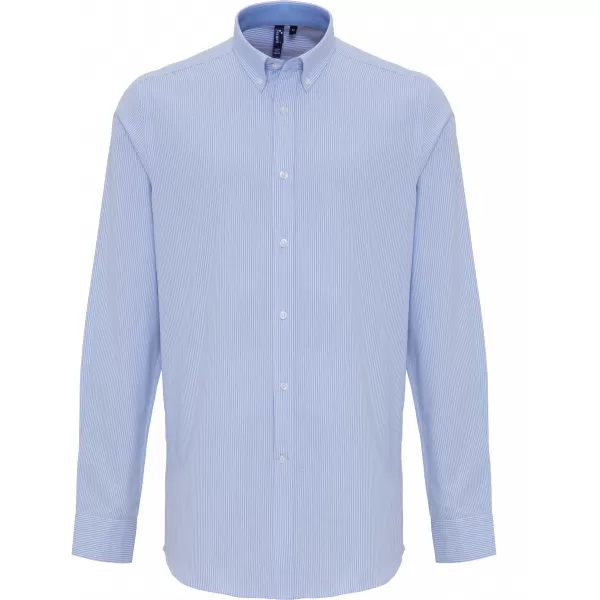  Pánská košile Premier | PR 238 WHITE/OXFORD BLUE 