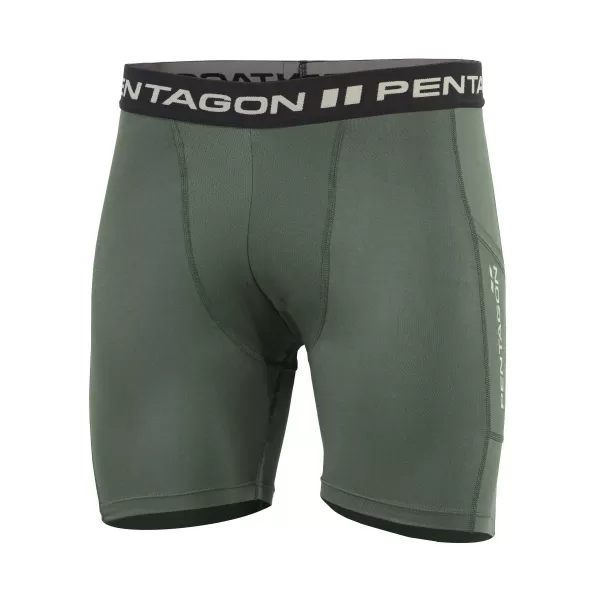  Trenky PENTAGON APOLLO SHORTS K10001 CAMO GREEN 