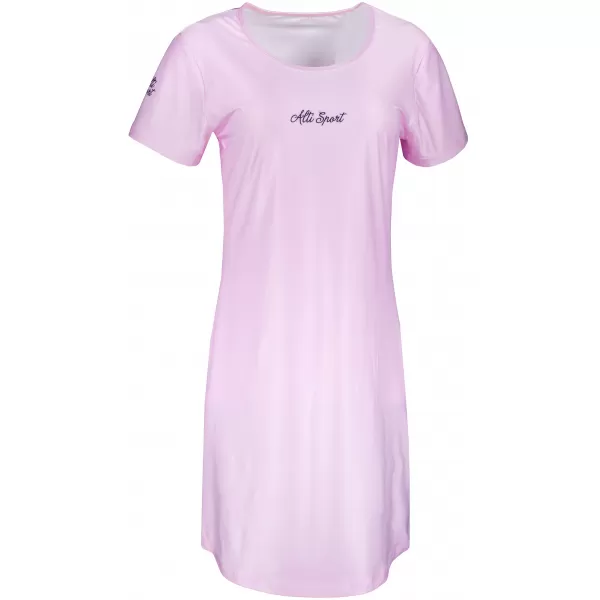  Dámské prodloužené triko/šaty premium ALTISPORT VOJ/ALW075SAT02 LIGHT PINK 