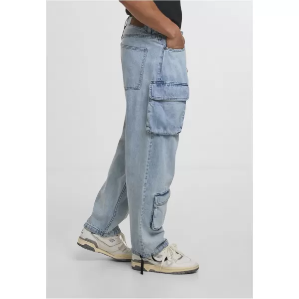  Pánské kalhoty URBAN CLASSICS TB7322 NEW LIGHT BLUE WASHED 