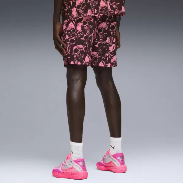  Pánské kraťasy PUMA MELO WORLD TOUR AOP 7" SHORT 63242901 SUN STRUCK/AOP 