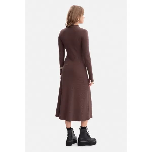  Dámské šaty BEWEAR B299 BROWN 