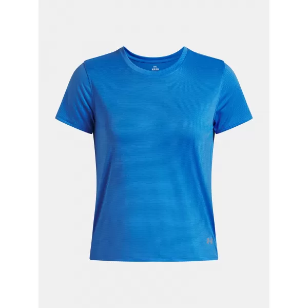  Dámské triko UNDER ARMOUR UA LAUNCH SHORTSLEEVE 1382434-402 MODRÁ 