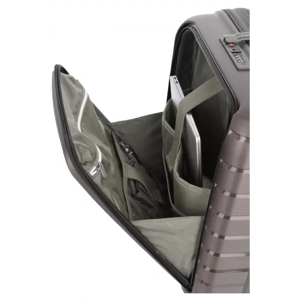  Kufr TRAVELITE AIR BASE 4W S FRONT POCKET COFFEE 