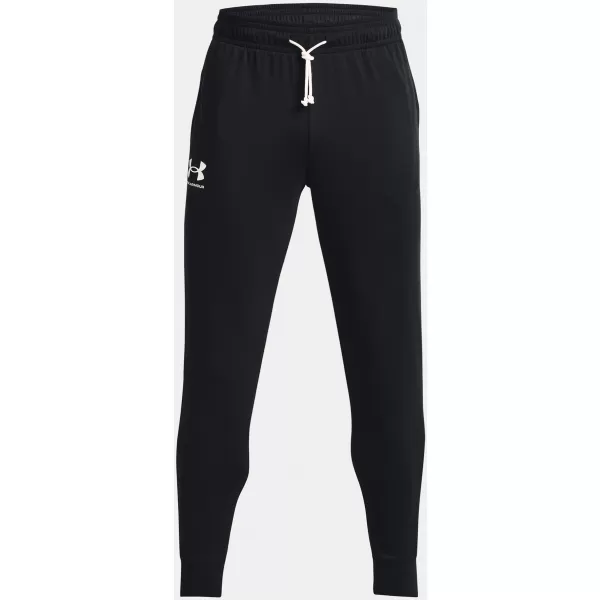  Pánské tepláky UNDER ARMOUR UA RIVAL TERRY JOGGER 1380843-001 ČERNÁ 