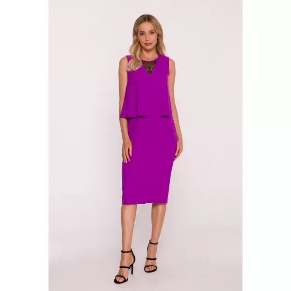  Dámské šaty STYLOVE S422 LAVENDER 