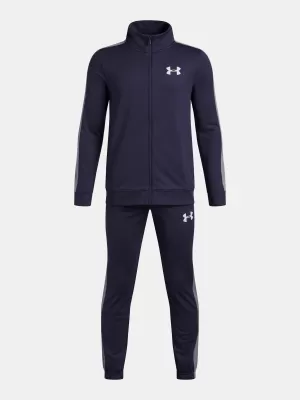 Chlapecká souprava UNDER ARMOUR UA RIVAL KNIT TRACK SUIT 1363290-403 MODRÁ