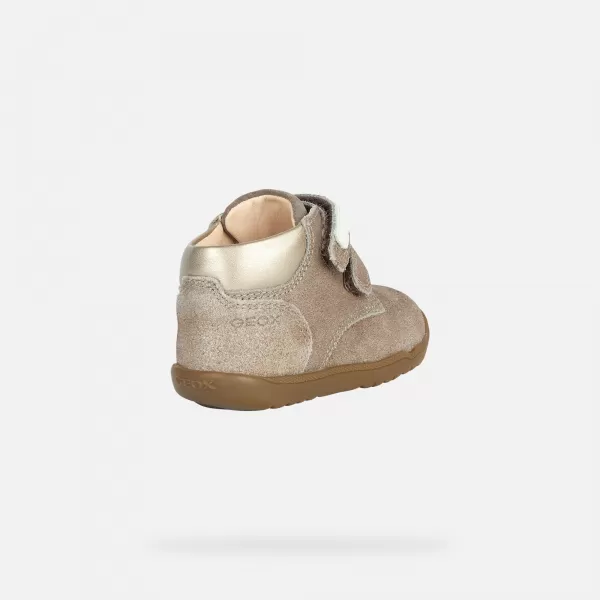 Dívky první kroky GEOX MACCHIA B164PC07722C9006 BÉŽOVÁ 