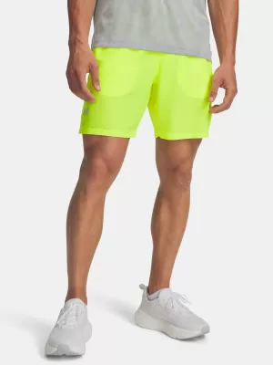Pánské kraťasy UNDER ARMOUR UA LAUNCH 7 SHORTS žlutá