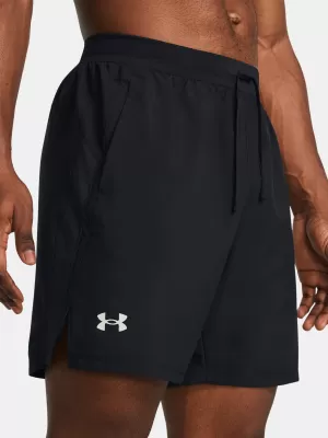 Pánské kraťasy UNDER ARMOUR UA LAUNCH 7'' UNLINED SHORTS 1382622-001 ČERNÁ