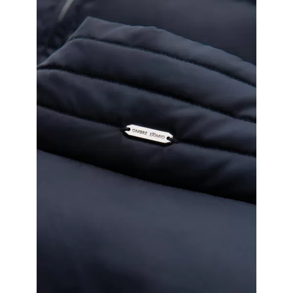 Pánská bunda OMBRE OM-JALP-0218 DARK BLUE 