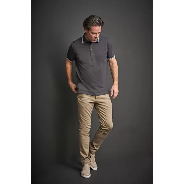  Pánské tričko Tee Jays | TJ 1407 WHITE/NAVY 