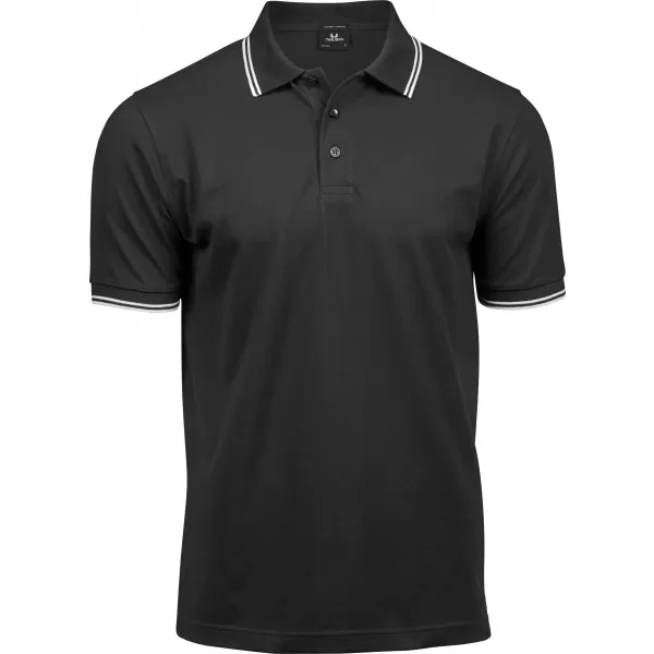  Pánské tričko Tee Jays | TJ 1407 BLACK/WHITE 