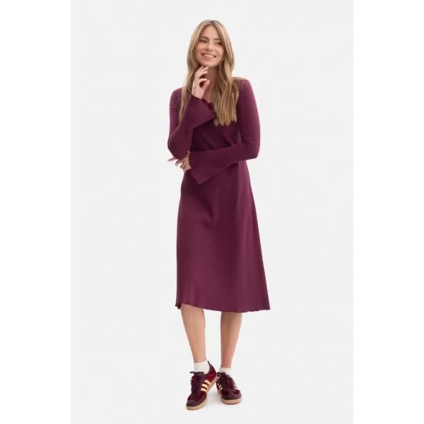  Dámské šaty BEWEAR B308 PLUM 