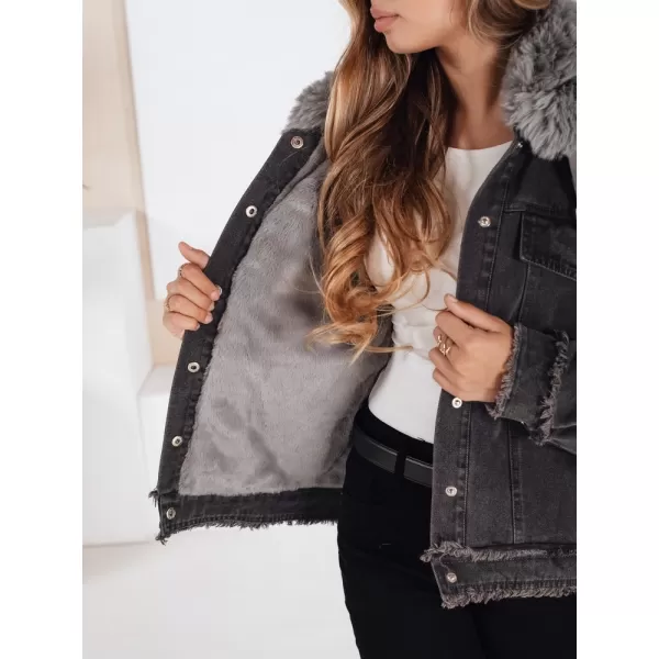  Dámská bunda DSTREET FURDENIM TMAVĚ ŠEDÁ 
