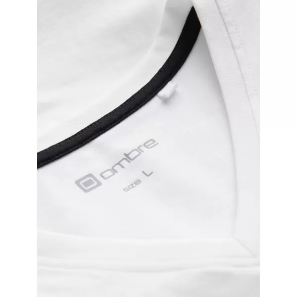  Pánský set košilí OMBRE Z100 WHITE/WHITE/WHITE 