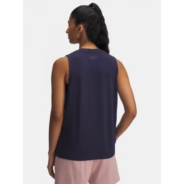  Dámské tílko UNDER ARMOUR UA VARSITY TANK 6005631-410 MODRÁ 