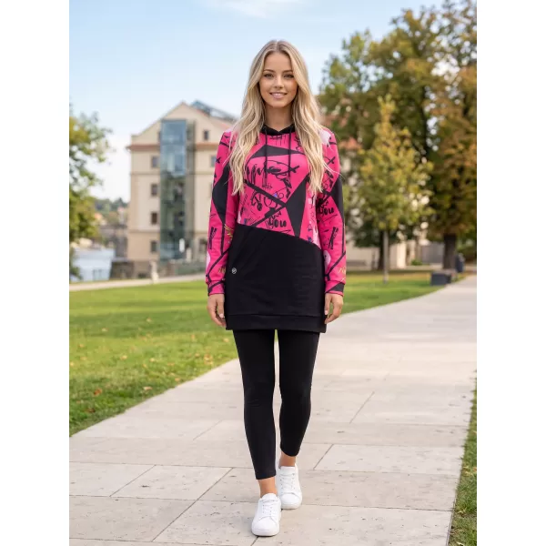  Dámská mikina KIXMI VONITA RŮŽOVÁ 