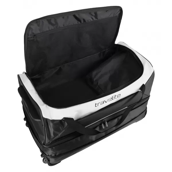 Taška TRAVELITE BASICS WHEELED DUFFLE EXP. BLACK/WHITE 