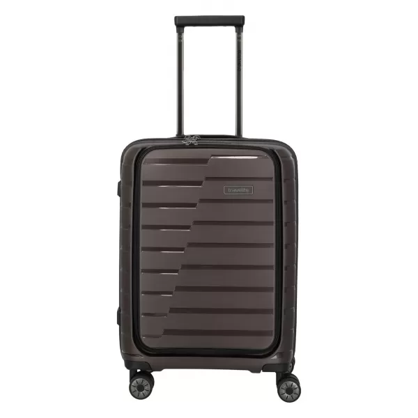  Kufr TRAVELITE AIR BASE 4W S FRONT POCKET COFFEE 