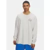 Pánské triko UNDER ARMOUR UA HWT MODERN SPORT OS LS 6004885-110 BÍLÁ