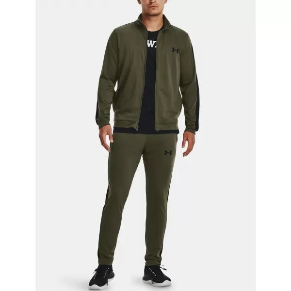 Pánská souprava UNDER ARMOUR UA KNIT TRACK SUIT 1357139-390 zelená 