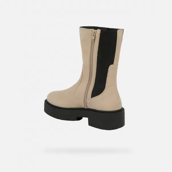  Dámské kotníkové boty GEOX SPHERICA EC7 G015004 BÉŽOVÁ 