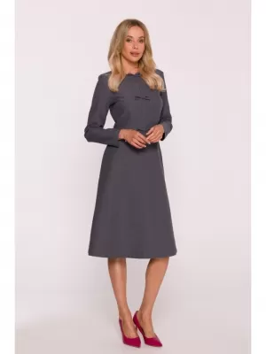 Dámské šaty STYLOVE S413 GREY