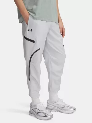 Pánské sportovní kalhoty UNDER ARMOUR UA UNSTOPPABLE CARGO PANT 1390256-014 šedá