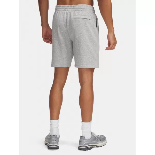  Pánské kraťasy UNDER ARMOUR UA ICON FLEECE SHORT 1380377-011 ŠEDÁ 