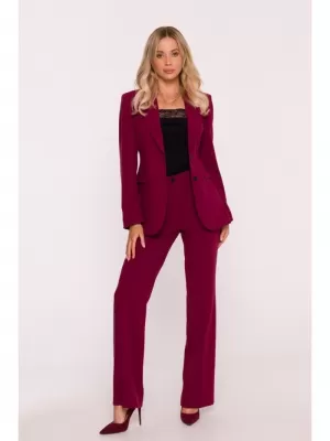 Dámské sako STYLOVE S417 MAROON