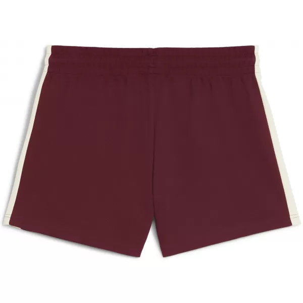 Dámské kraťasy PUMA T7 PINTUCK SHORTS 4' 63213996 RUBY SHIMMER 
