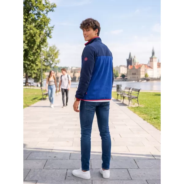  Pánská fleece mikina ALTISPORT GAMEL MODRÁ 